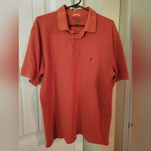 Men's XL Orange Nautica Polo Shirt